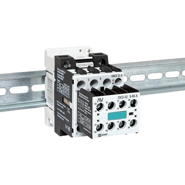 Комплект КМЭ 1НО 22А кат. 400В АС 2НО+2НЗ AVERES EKF ctr-s-22-10-400-av-22