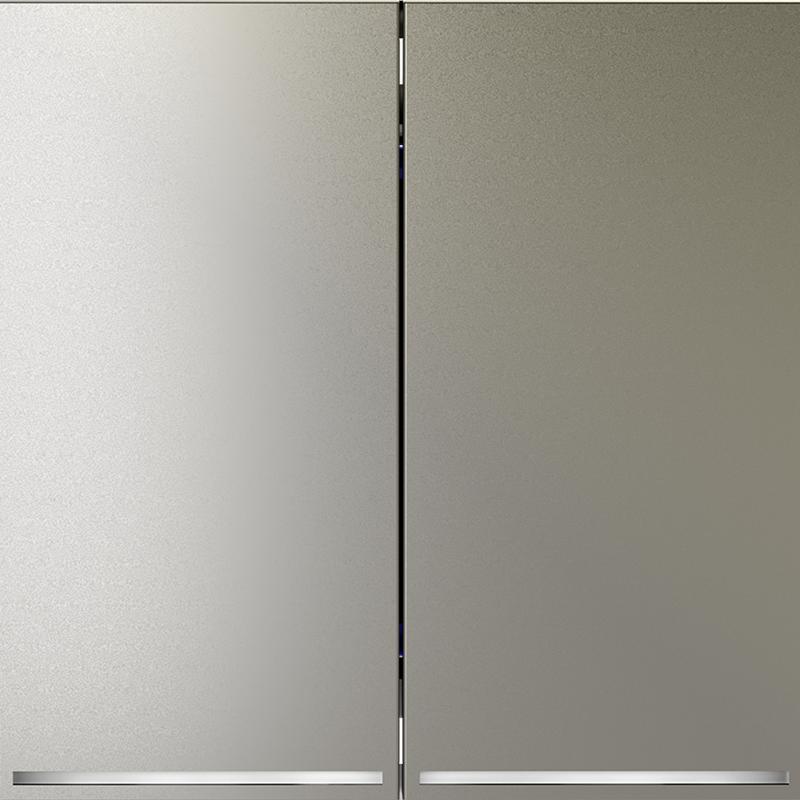 Переключатель проходной 2-кл. СП S70 10А с подсветкой механизм шелк Voltum VLS020404