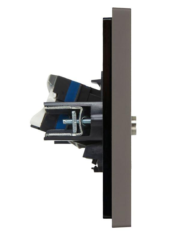 Розетка 2-м TV+RJ45 кат.6 FORTE&PIANO FP337 сер. IEK FP-AK20-2-K03