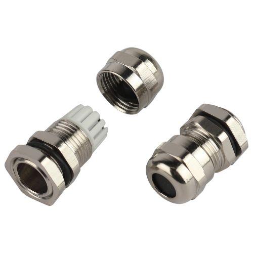 Ввод кабельный (сальник) PGM 7 d3-6.5мм (d отверст. 12.5мм) IP68 латунный (уп.5шт) Эра Б0065205