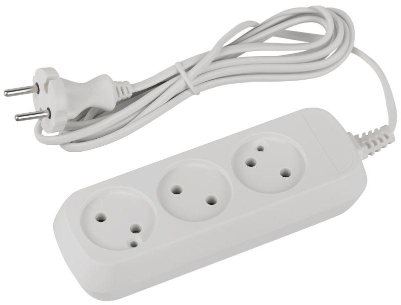 Удлинитель 3х1.5м без заземл. ШВВП 2х0.75 UDL-6-315 Greenline Эра Б0065043