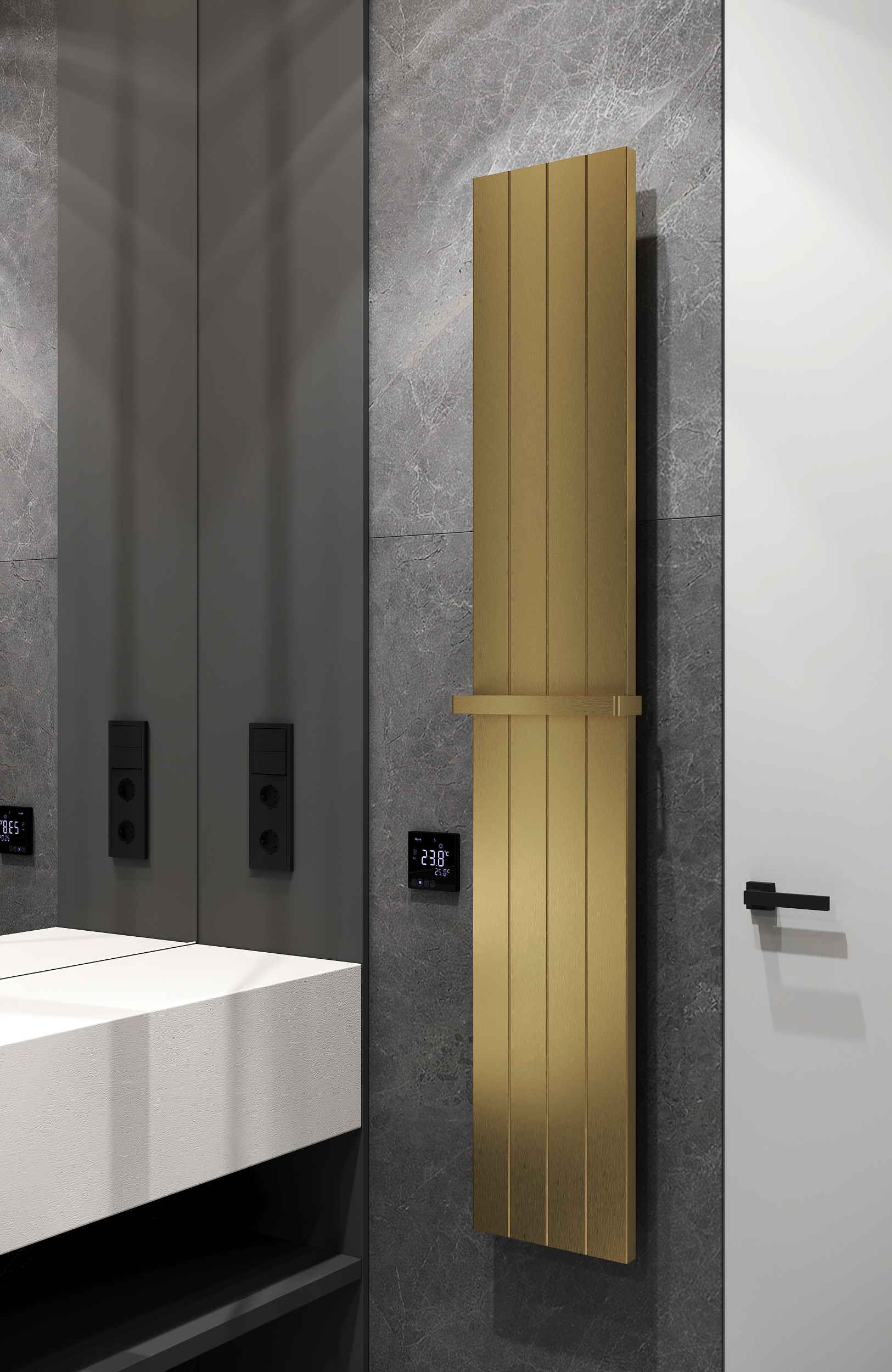 Полотенцесушитель электрический MATT GOLD