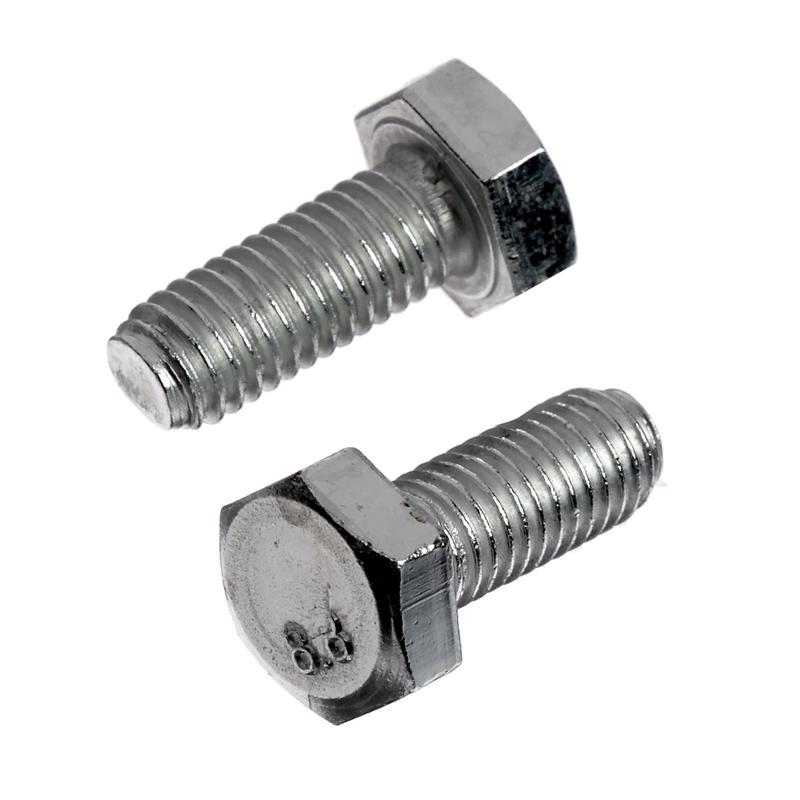 Болт с шестигранной головкой М8х25 DIN 933 класс прочн. 8.8 оцинк. (пакет) (уп.12шт) Tech-Krep/Zitar 102968