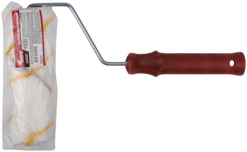 Валик 180мм d40/62мм ворс 11мм бюгель 6мм стержневая система полиакрил. КУРС 02523