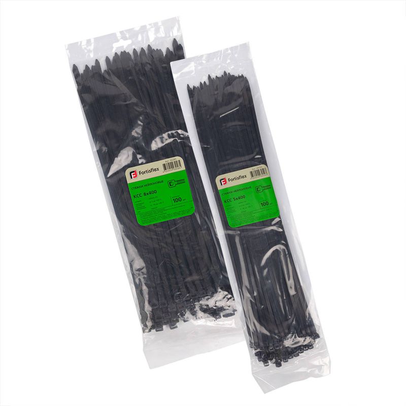 Хомут кабельный КСС 5х450 нейл. черн. (уп.100шт) Fortisflex 49791