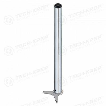 Ножка круглая регулируемая d60х820мм метал. хром (уп.1шт) Tech-Krep/Zitar 127490