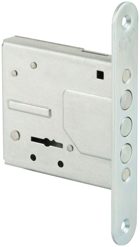 Замок врезной ЗВ8-4С три круглых ригеля 66970