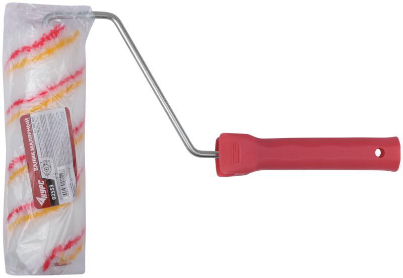 Валик 180мм 40/62мм ворс 11мм бюгель 6мм система с пластик. роликом полиакрил. КУРС 02553