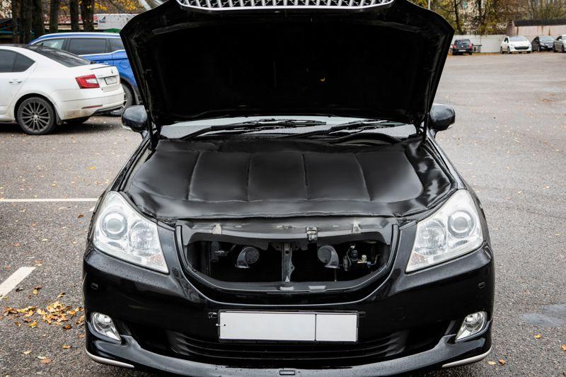 Утеплитель двигателя Black Premium размер M 140х90см двойной слой Rexant 80-0330