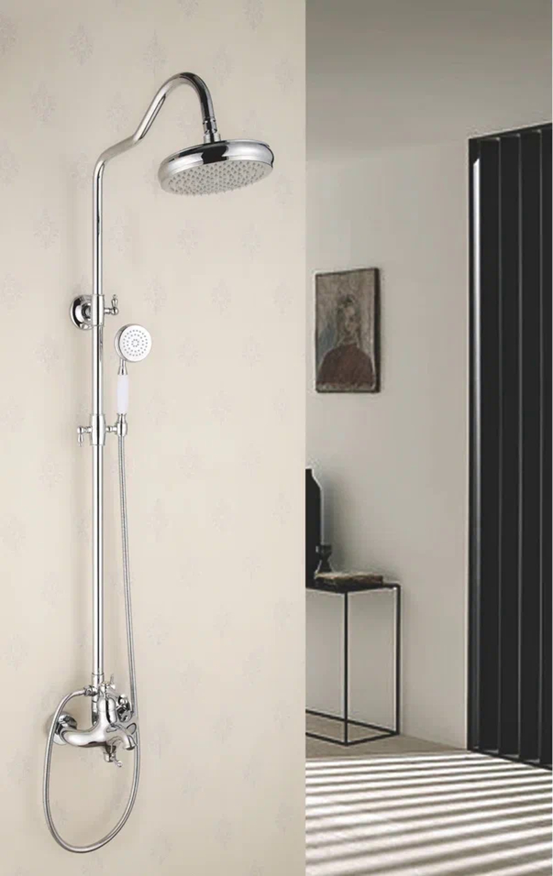 Душевая система Rose R0136, хром