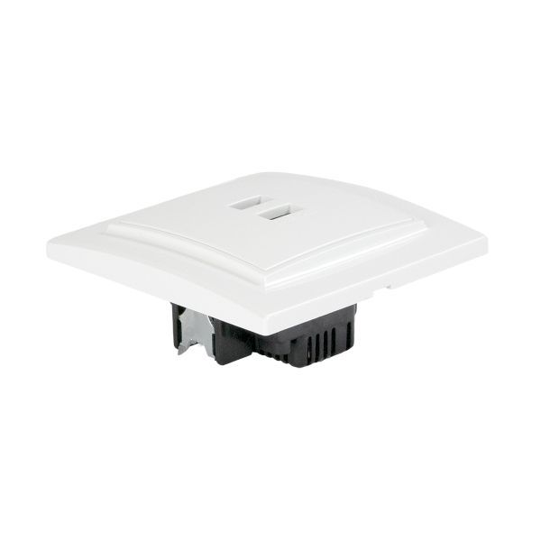 Розетка USB 2-м СП Минск 2.1А бел. EKF ERR-2USB-100