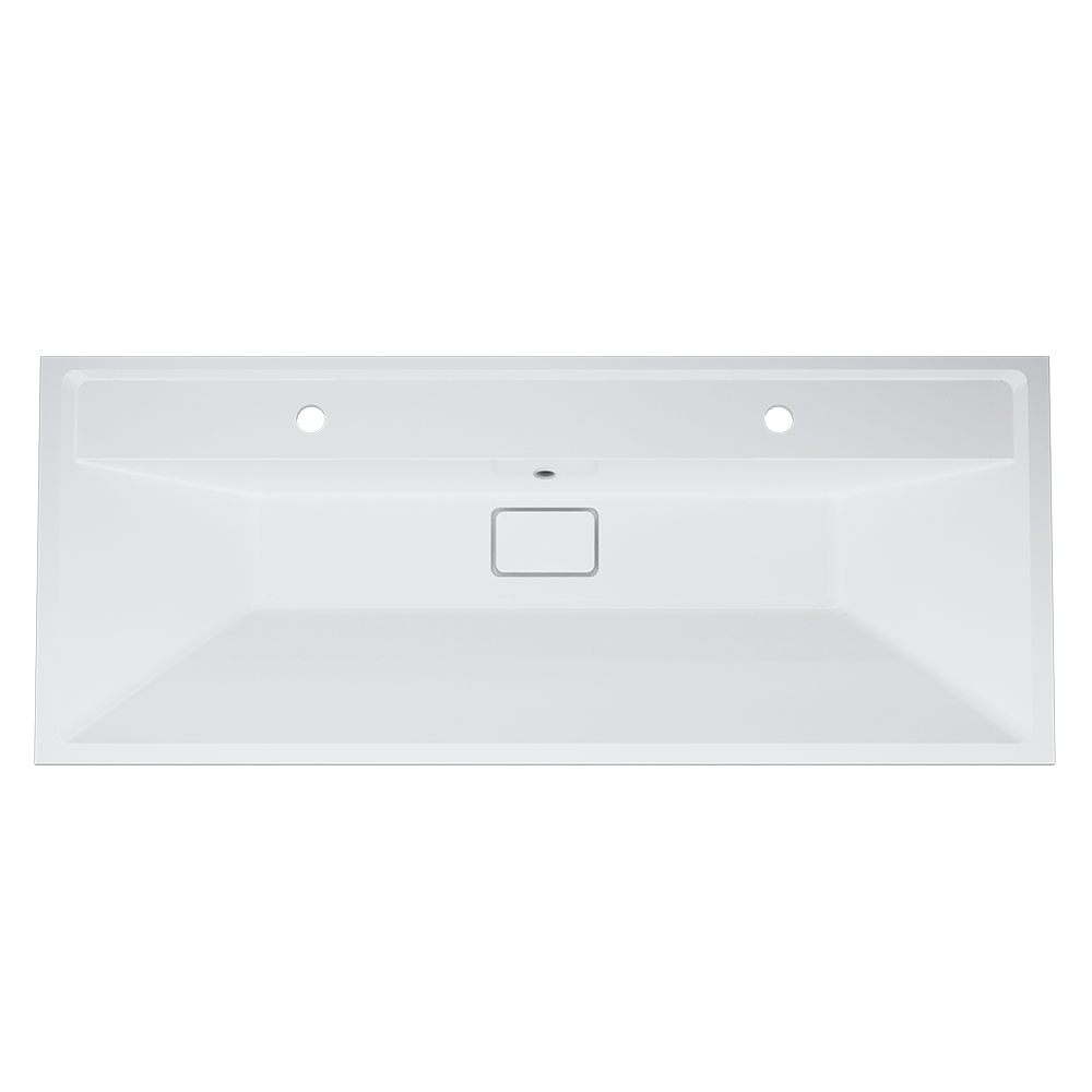 M50AWPX1201WG INSPIRE V2.0, раковина мебельная , искусственный мрамор, со сливом-переливом, 120 см