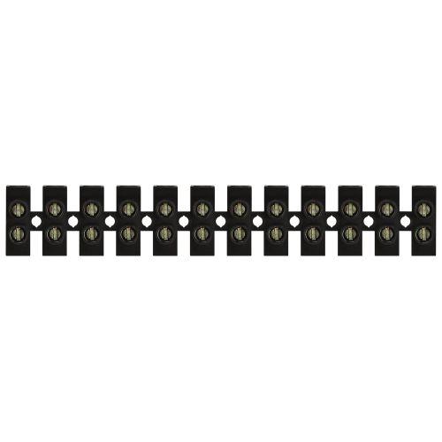 Зажим винтовой изолированный ЗВИ-нг 10А 1.5-10кв.мм 12 пар черн. NO-225-512 Эра Б0068015