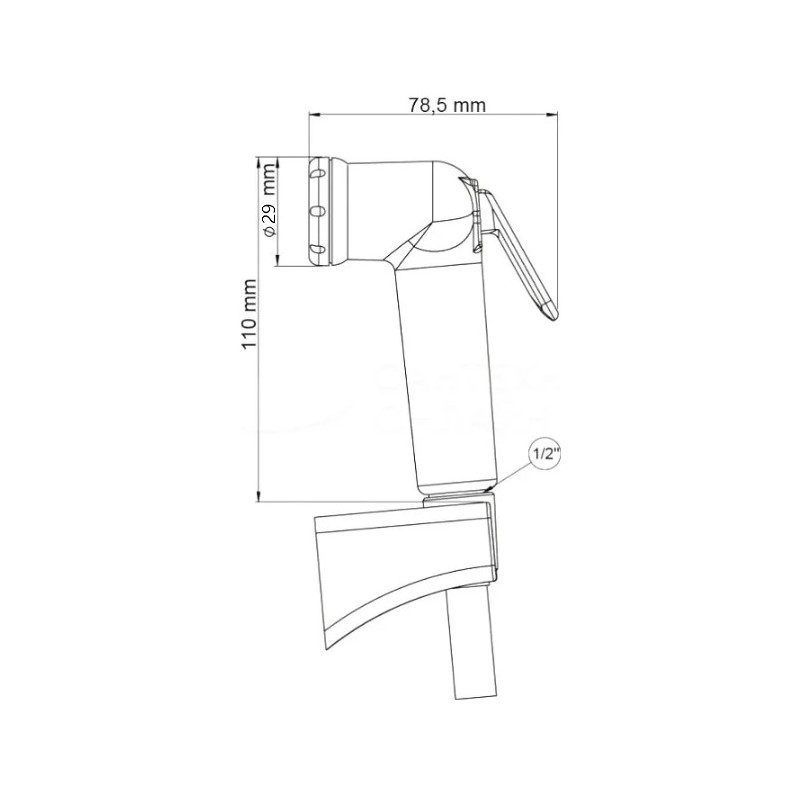 Гигиенический набор Raglo R460.50, хром