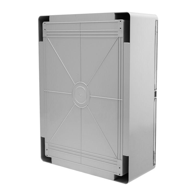 Корпус ЩМПп 600х400х200мм УХЛ1 IP65 с прозр. дверцей и монтажной панелью АБС пластик. Rexant 11-0417