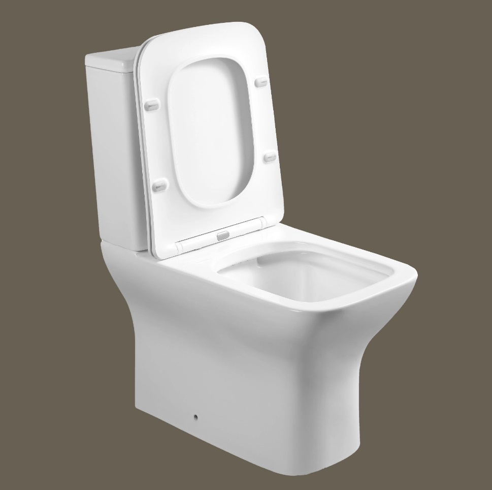 Унитаз ELLEROS напольный безободковый Ceruttispa CT10093 (620х360х800)