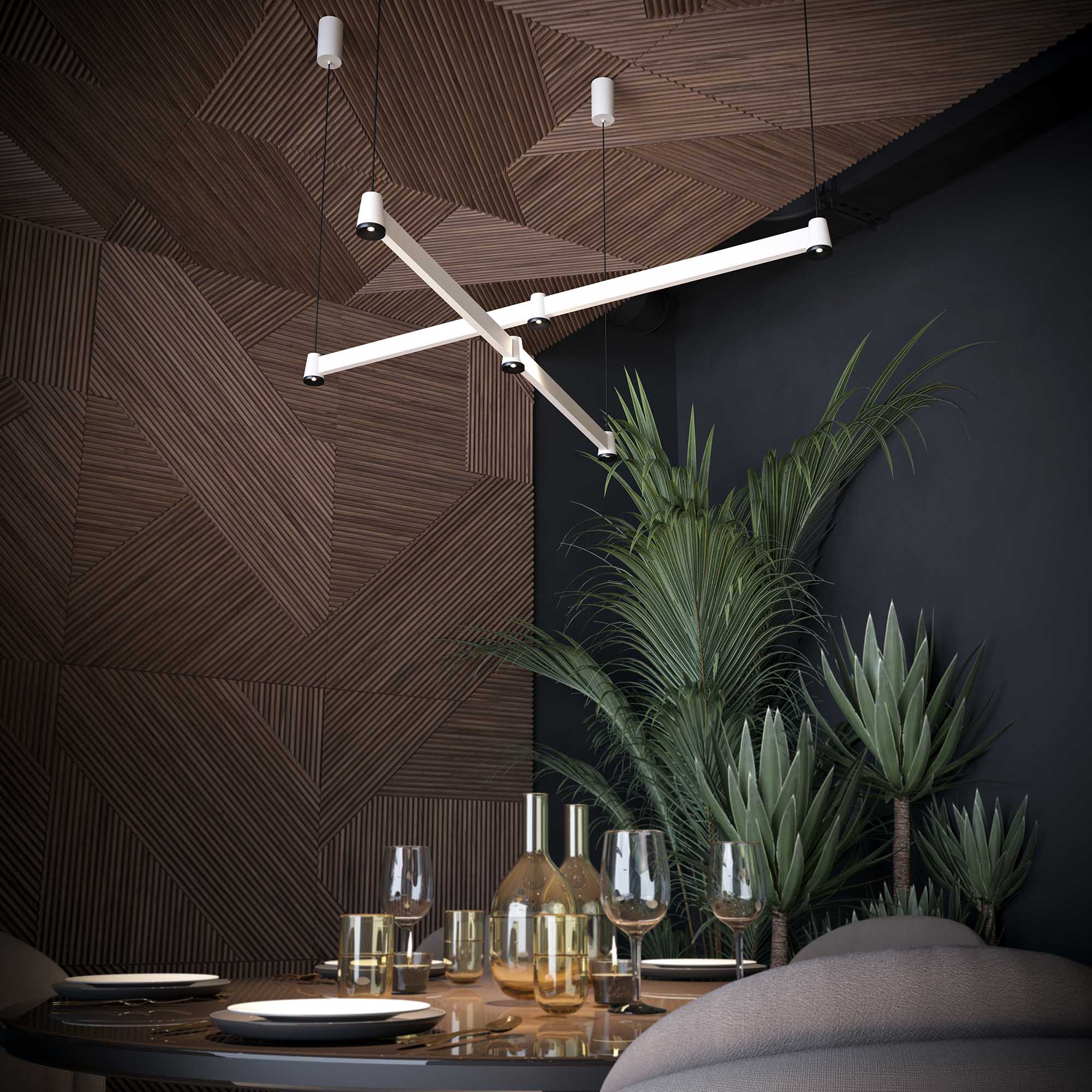 Светильник SP-ELIZEO-S1000-16W Warm3000 (WH, 35 deg, 230V) (IP20 металл, 3 года)