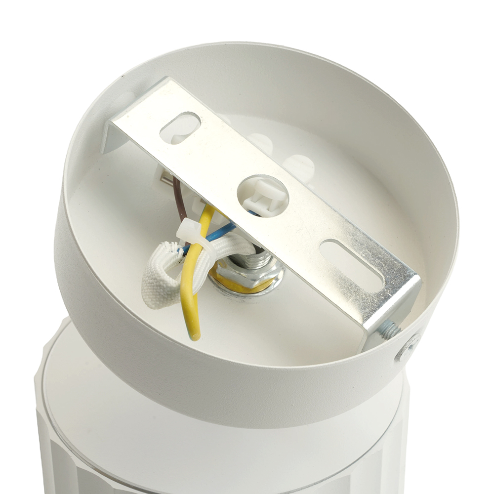 Светильник ДБО GX53 без лампы наклонный белый