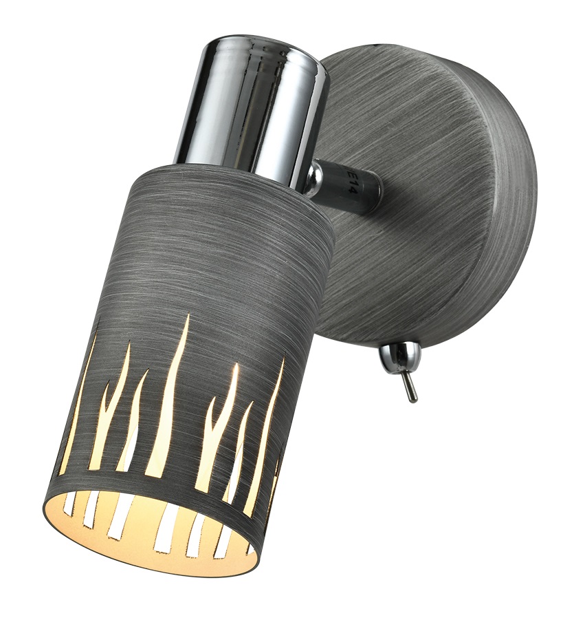 Светильник настенно-потолочный спот Lethe 3123-401 х Е14 40 Вт поворотный модерн с выключателем