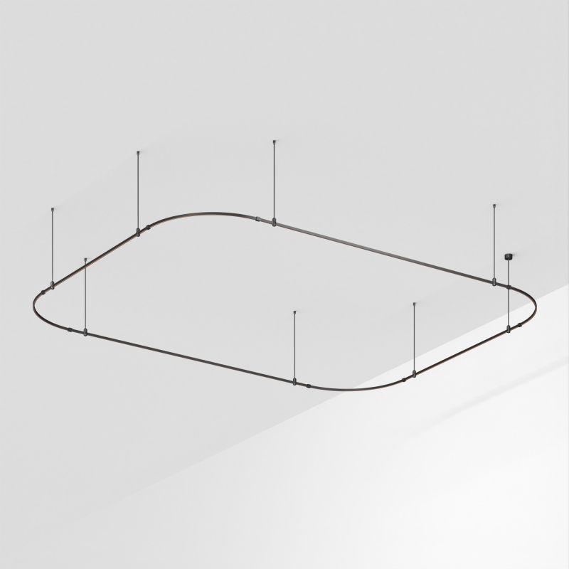 Трек ART-APRIORI-RECTANGLE-SOFT-ROD-800-4500х3500 BK IP20 метал. Arlight 048542