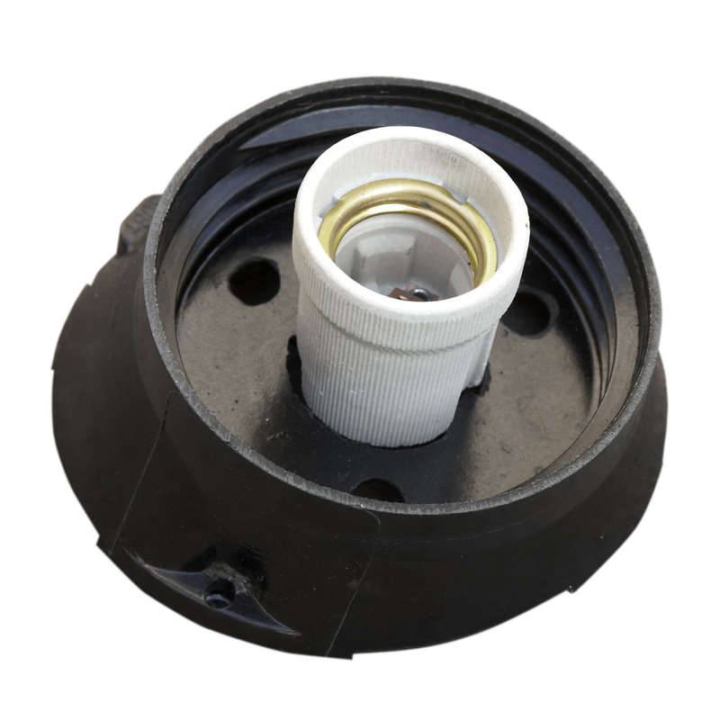 Светильник НБП 01-60-004 со стеклом -шар,         карболит.основание