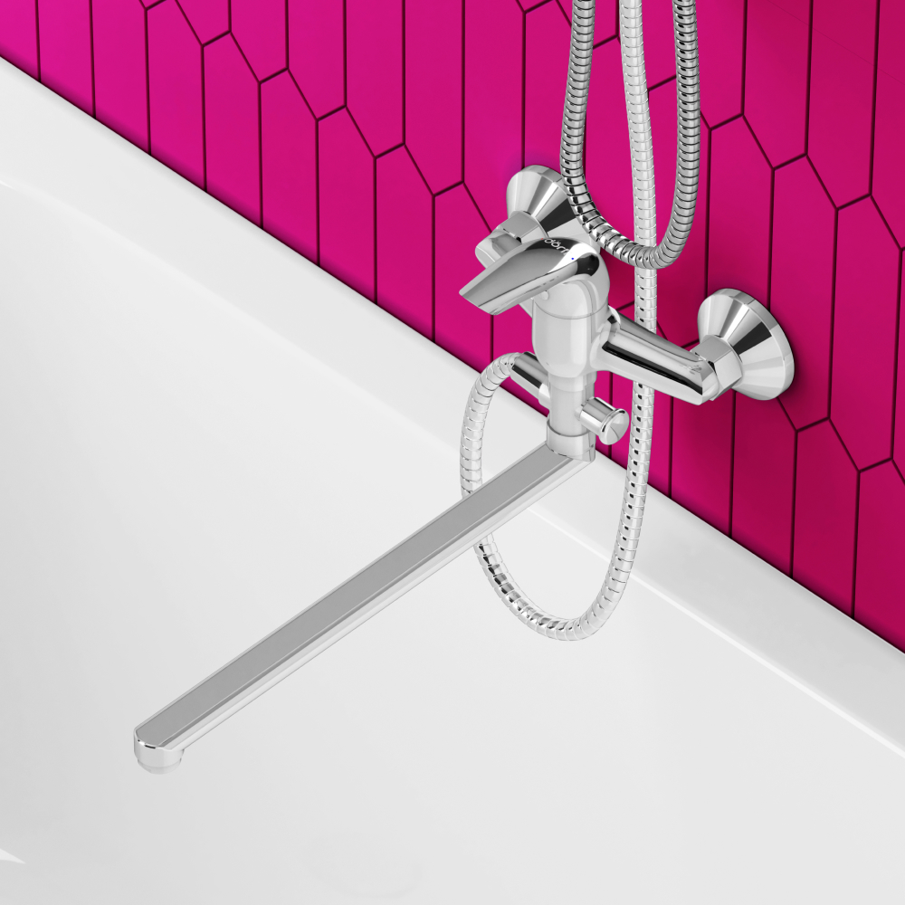 D1109500 Stark cмеситель для ванны и душа с длинным изливом