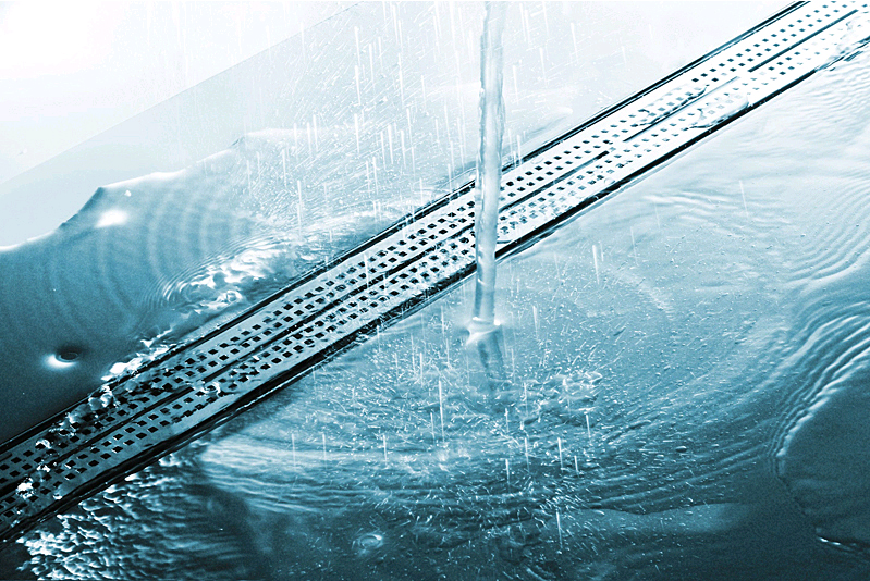 Декоративная решетка TECE drain line quadratum 600951 для душевого лотка 90 см