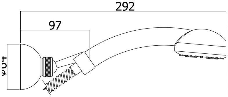 Душевой гарнитур Paffoni Trieste Bis ZDUP082CR