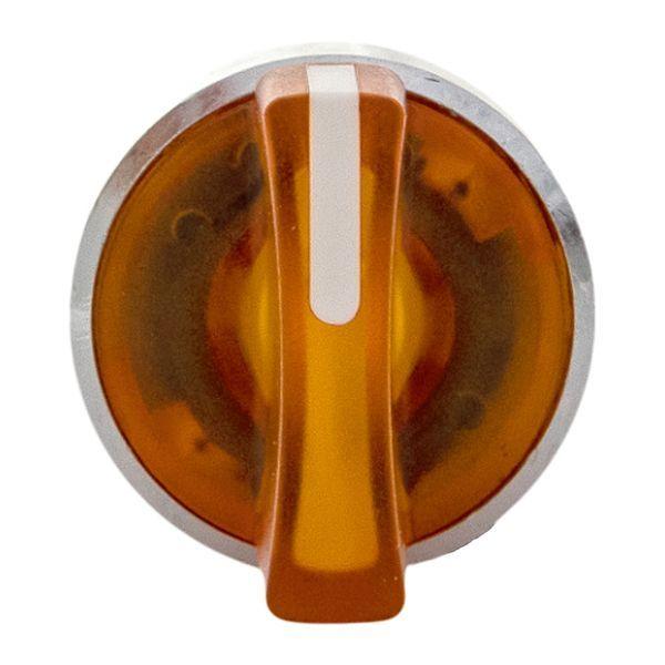 Механизм переключателя исполнительный XB4 IP65 на 2 положения с фиксацией с подсветкой с короткой ручкой желт. EKF XB4BD2FL-Y-65