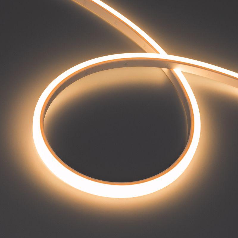 Лента светодиодная WAVE-TOP-PU-A144-10x10mm 24В Warm 2700К 5Вт/м IP68 wire x1 вывод боков. герметичная (уп.1м) Arlight 052637