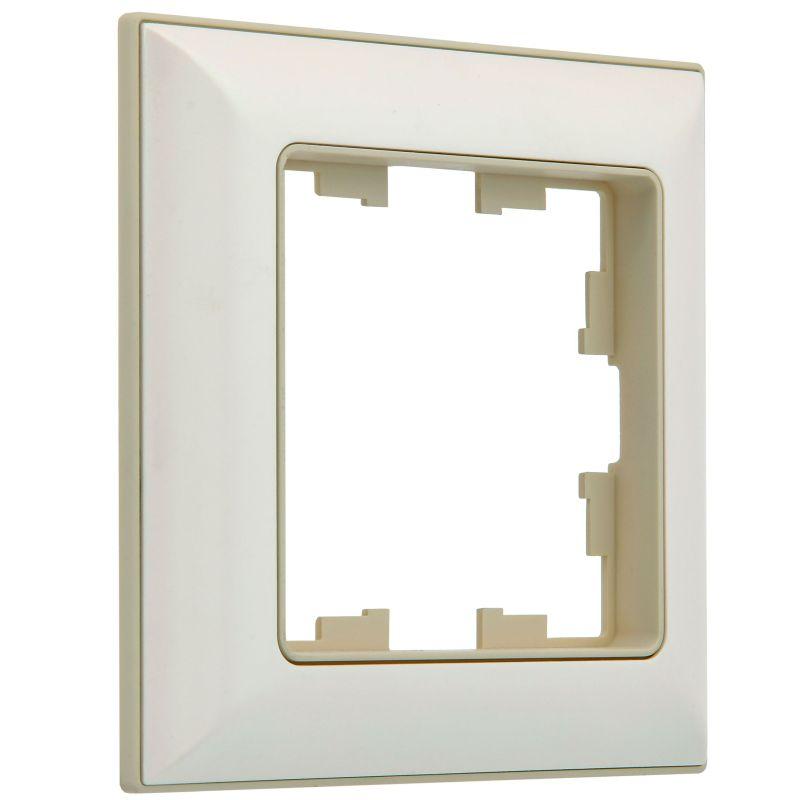 Рамка 1-м BRITE РУ-1-Бр беж./жемчуж. IEK BR-M12-12-1-K10