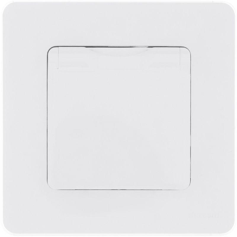 Розетка 1-м СП Inspiria 16А IP44 250В 2P+E защ. шторки с крышкой немецк. стандарт механизм бел. IEK 673740