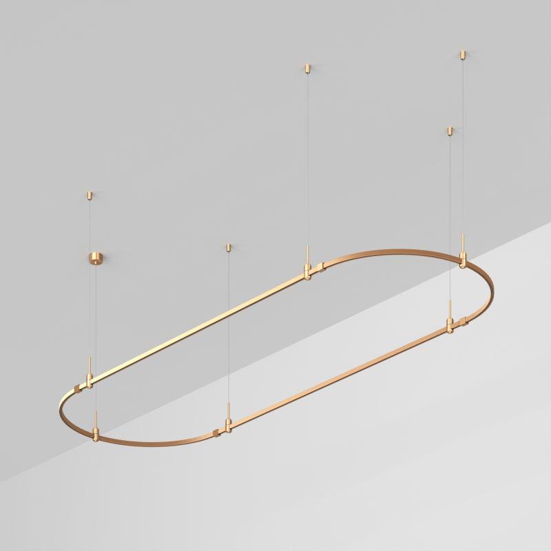 Трек ART-APRIORI-OVAL-HANG-3000х1000 GD IP20 метал. Arlight 048501