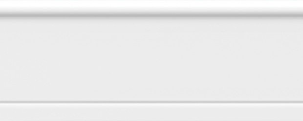 Бордюр Gatsby глянцевый белый 10х25
