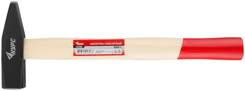 Молоток слесарный "Оптима" 600г деревянная ручка КУРС 44106