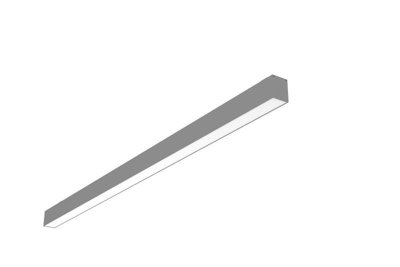 Светильник светодиодный Angusta 1009х35х45 35Вт 3000К IP40 накладной аварийный автономный постоянного действия RAL7045 сер. муар рассеив. опал VARTON V1-R0-70240-20A00-4003530