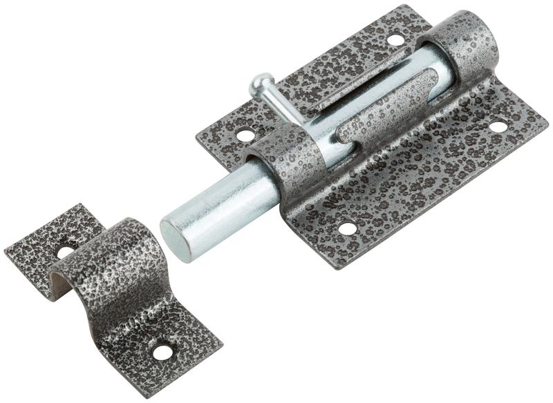 Засов накладной серебр. 66678
