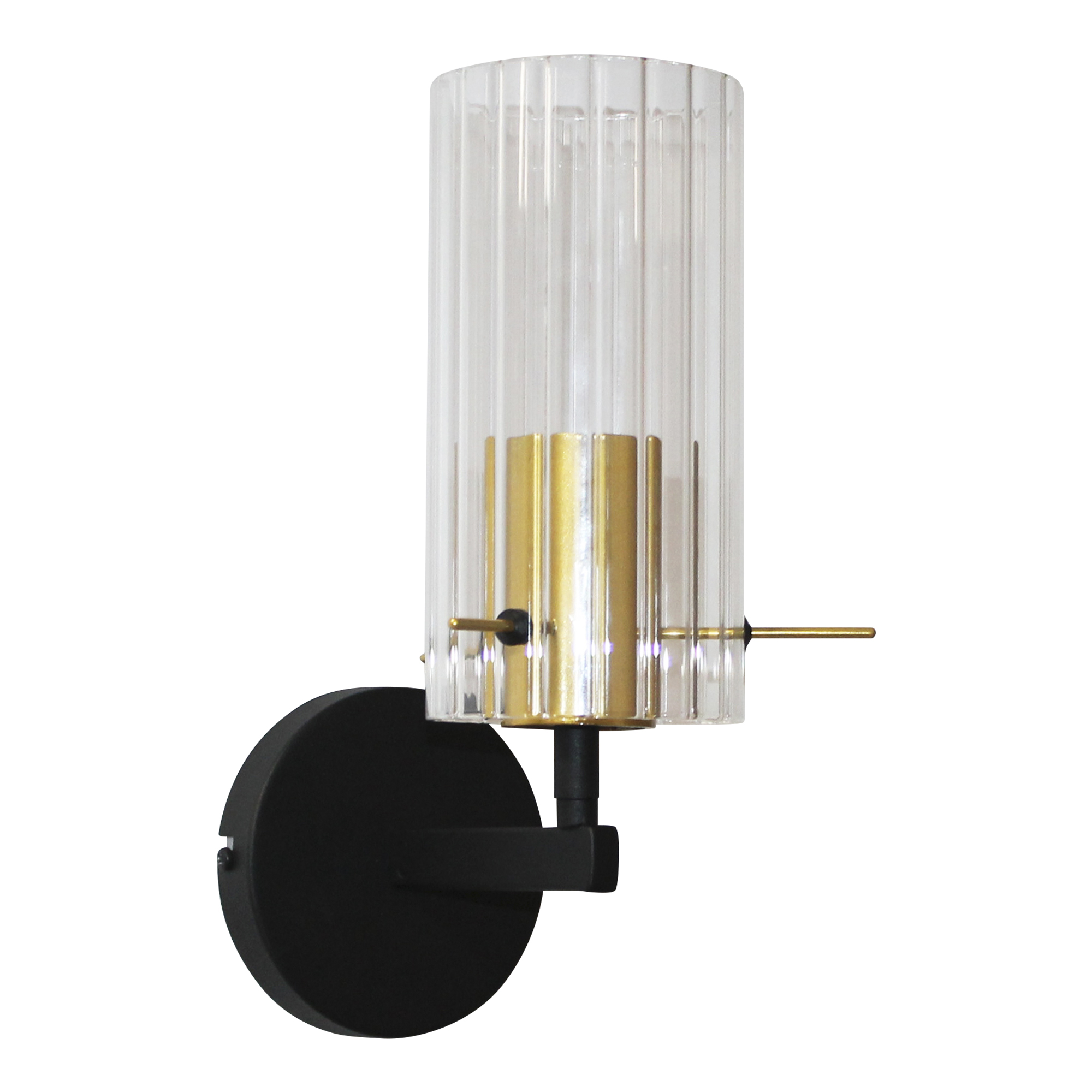 Светильник Эсми 511 черн.зол. (Плафон 0015) НББ 01-60-180 Е27 настенный