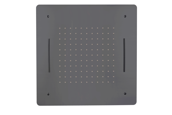 Потолочный душ 2-х функциональный из нерж. стали Shine Gun Metall