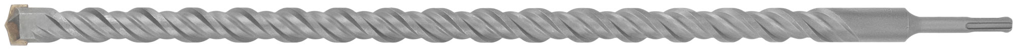 Бур по бетону SDS PLUS, Профи, W-образная вставка, двойная спираль, 25 х 600 мм