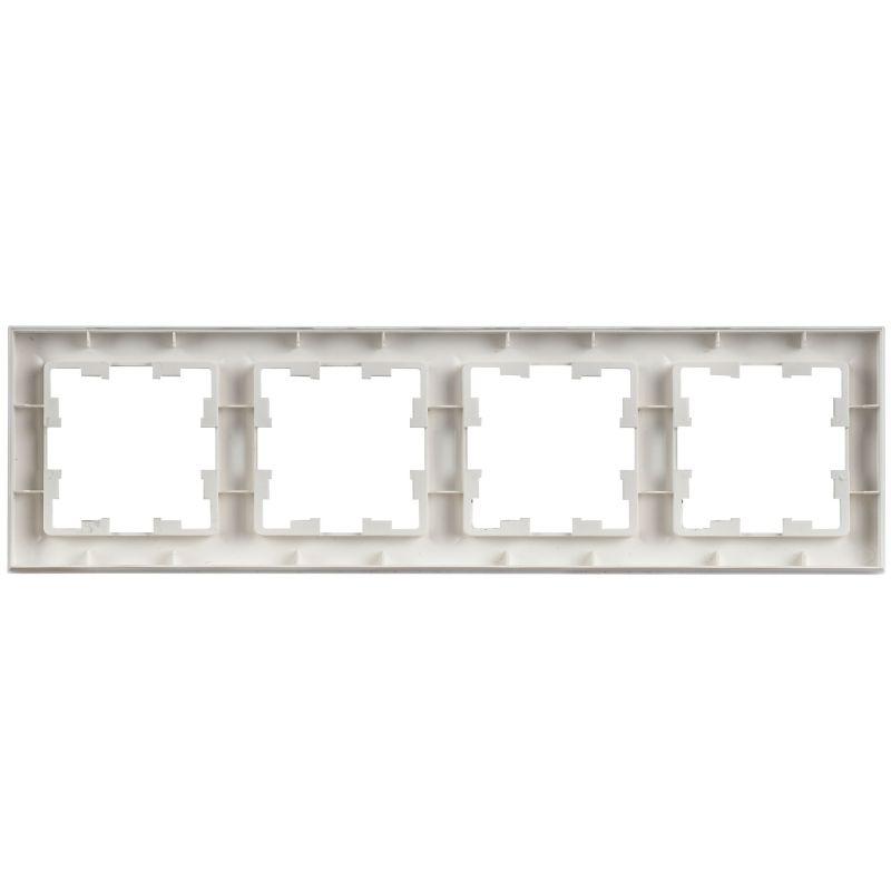 Рамка 4-м BRITE РУ-4-БрАБ арктич. бел. IEK BR-M42-K91