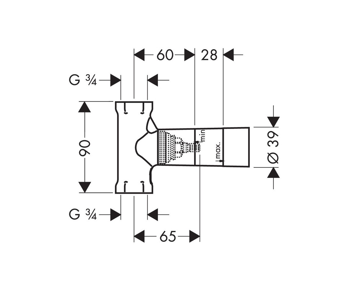 Скрытая часть Hansgrohe 16973180