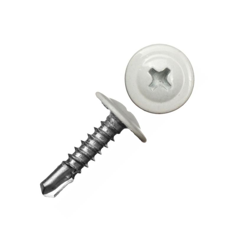 Саморез ШСММ сверло 4.2х16 бел. KP RAL 9003 (уп.20шт) Tech-Krep/Zitar 125523