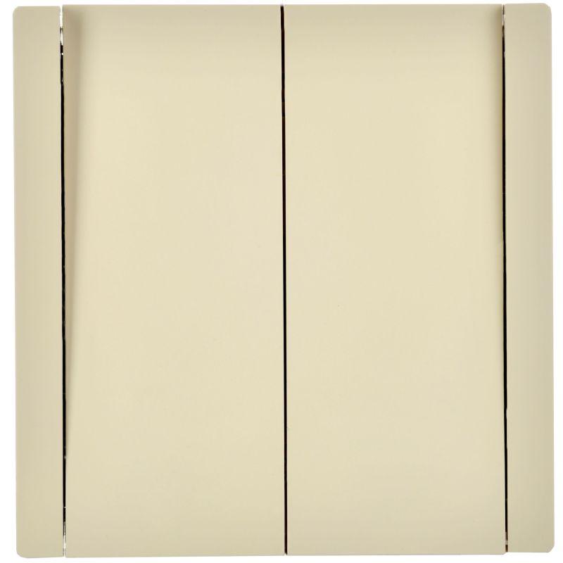 Выключатель перекрестный 2-кл. СП FORTE&PIANO 10А FP409 ваниль IEK FP-V23-0-10-1-K10