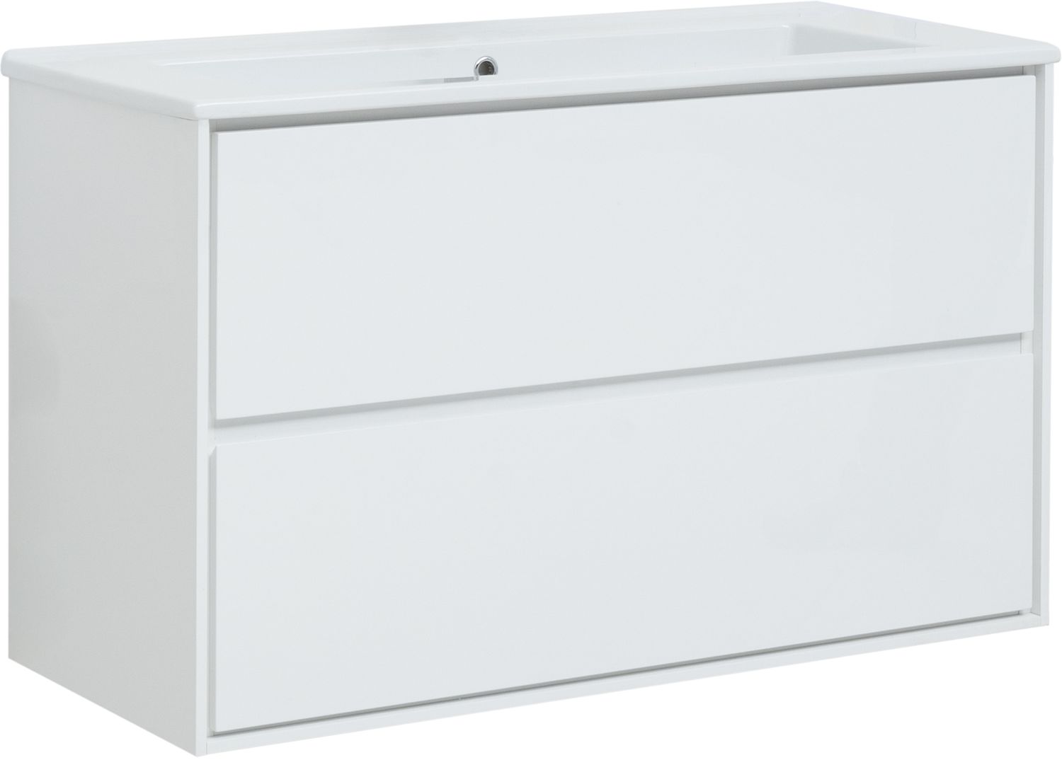 Тумба Милан 105 цв. белый глянец (339970)