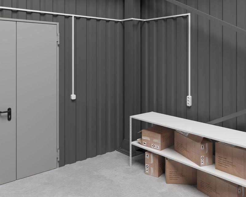 Розетка 3-м ОП Quteo 16А IP20 250В 3х2P+E с заземл. защ. шторки бел. IEK 782238