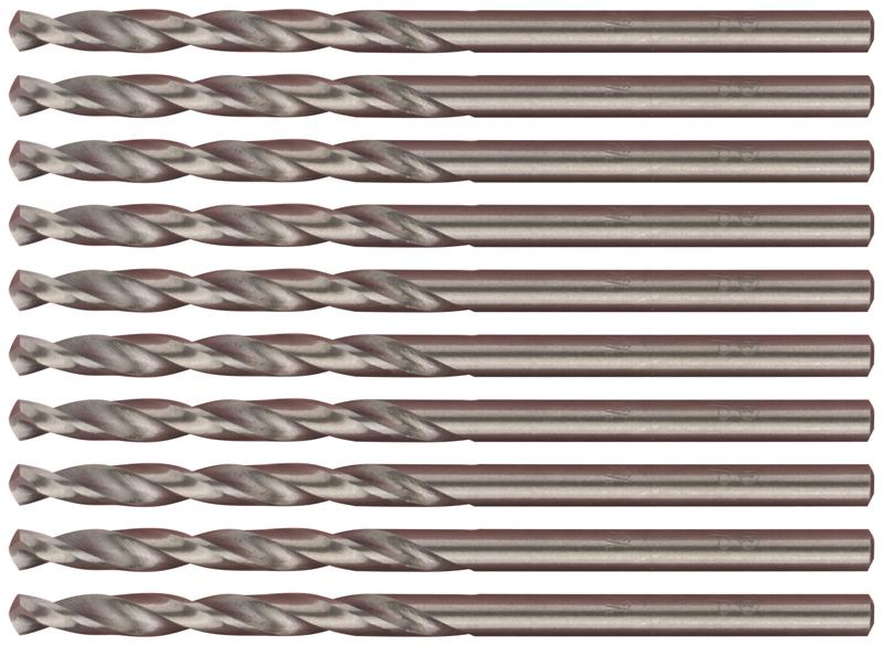 Набор сверл по металлу Profi 3х61мм с кобальтом 5проц. (уп.10шт) Cutop 48-30-10