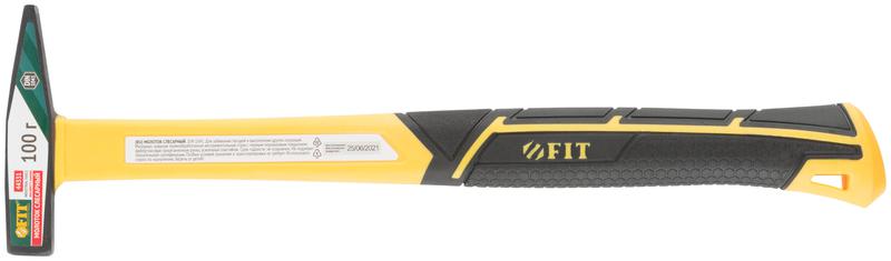 Молоток кованый Профи 100г фибергласовая усилен. ручка FIT 44331