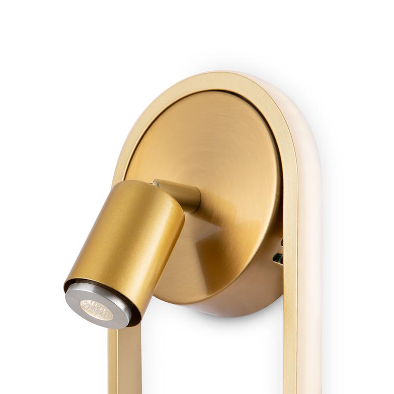 Светильник Tumbler 14Вт GU10х1 IP20 бра настен. Freya FR6074WL-L10G