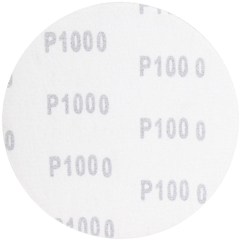 Круг шлифовальные сплошные (липучка) алюминий-оксидные 125мм Р 1000 (уп.5шт) MOS 39819М